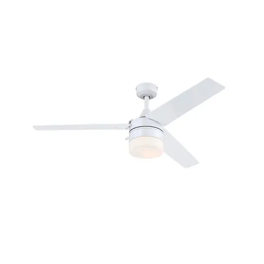 7316640 Deckenventilator Licht weiß/birke IP44, Westinghouse Begrenztes Angebot