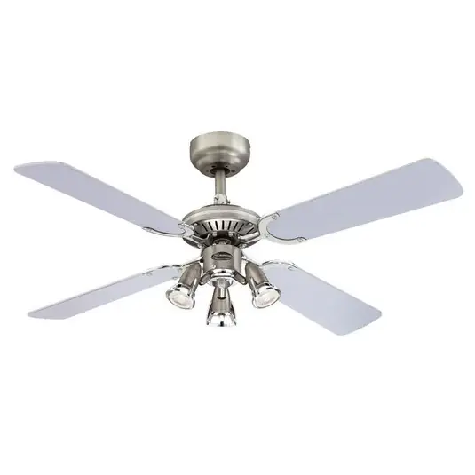 Ausverkauf Princess Euro Ventilator 3-flg. silber/grafit - Westinghouse