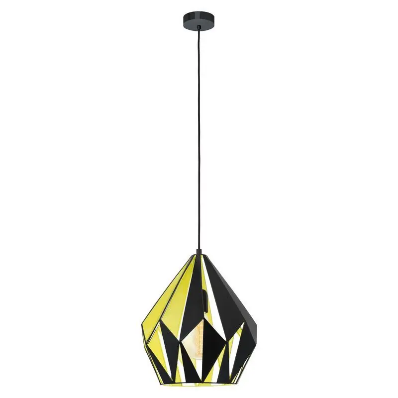 Billig Schwarze retro Pendelleuchte Metall, Acri