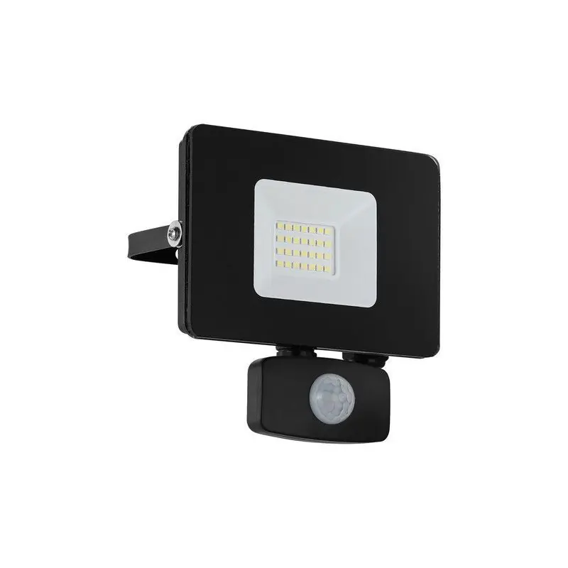 Highlight Schwarze Außen Wandleuchte mit Bewegungsmelder Aluminium, Joey, IP44