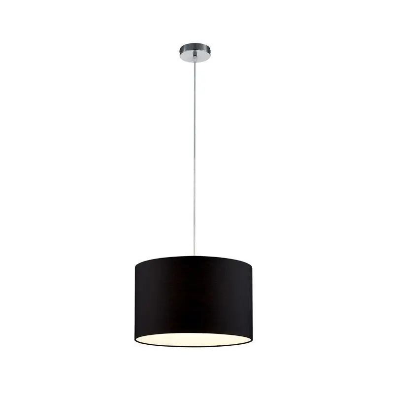 Echt Schwarze Pendelleuchte Stoff, Ledbury
