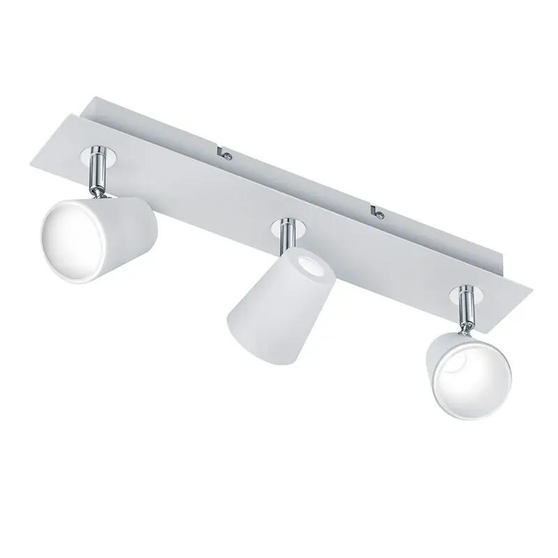 Geprüft Weiße Deckenleuchte Glas, Laysha, 6W, 3000K LED