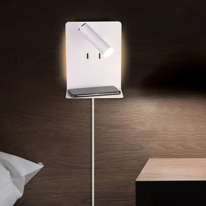 Weiße Wandleuchte Design, Ricciolo, 3W, 3000K LED, mit Schalter Jetzt Bestellen