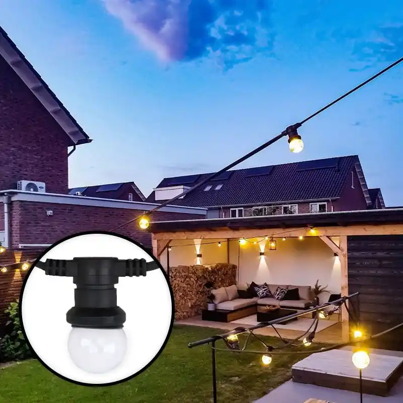 Bestseller 25m Lichterkette mit 50 transparenten Lampen