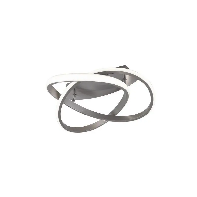 Abverkauf Nickel Deckenlampe Modern, Sanura, 18W, 3000K LED