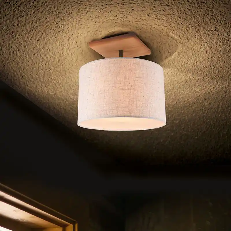 Nickel Deckenlampe Vintage, Milco Super-Preis