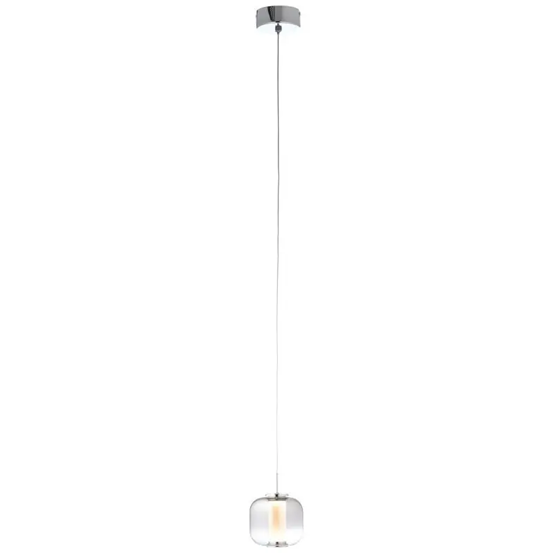 Mega-Angebot Design Pendelleuchte Chrom, Emmely, 7W, 3000K LED