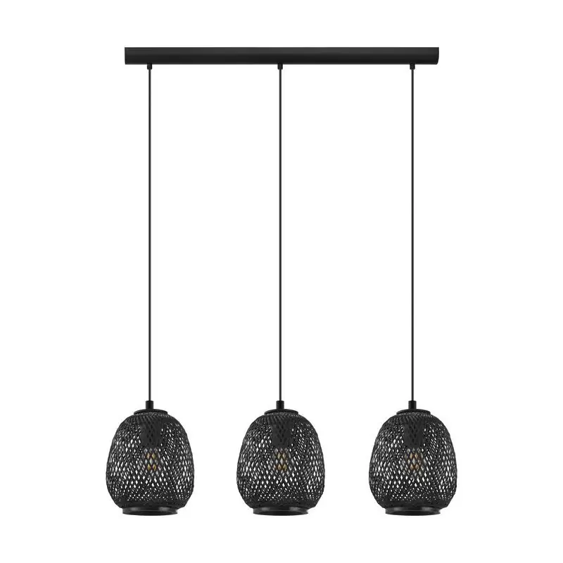 Knallerangebot Holz Pendelleuchte Schwarz, Nicole