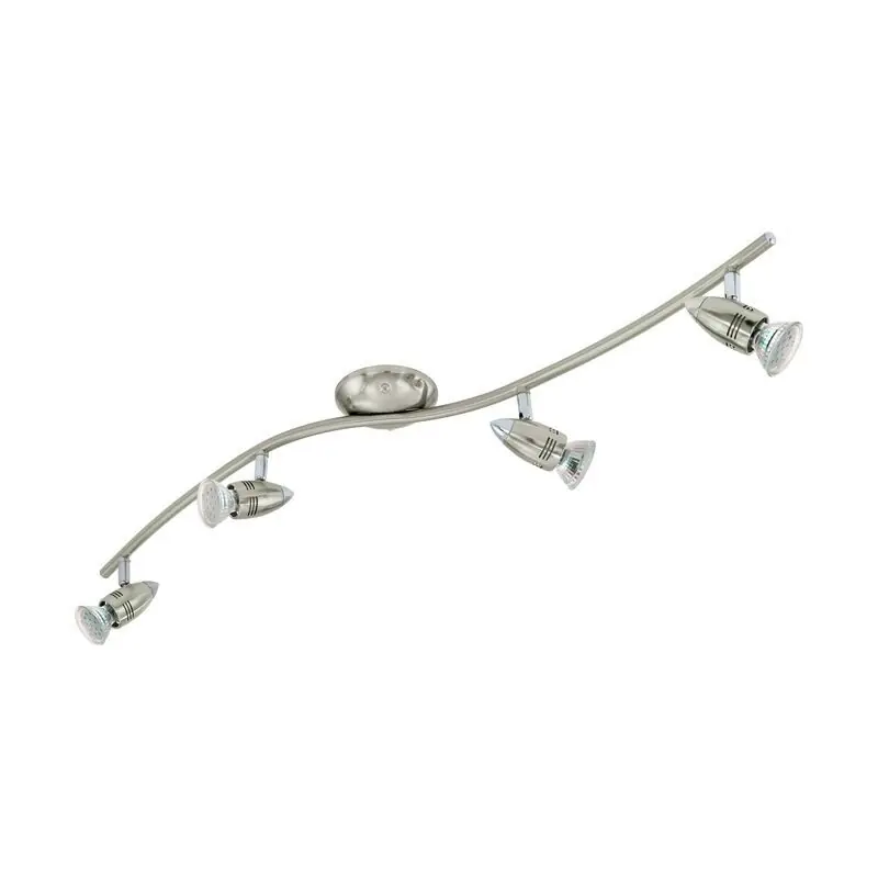 Markenware Chrom Deckenstrahler Stahl, Elwin