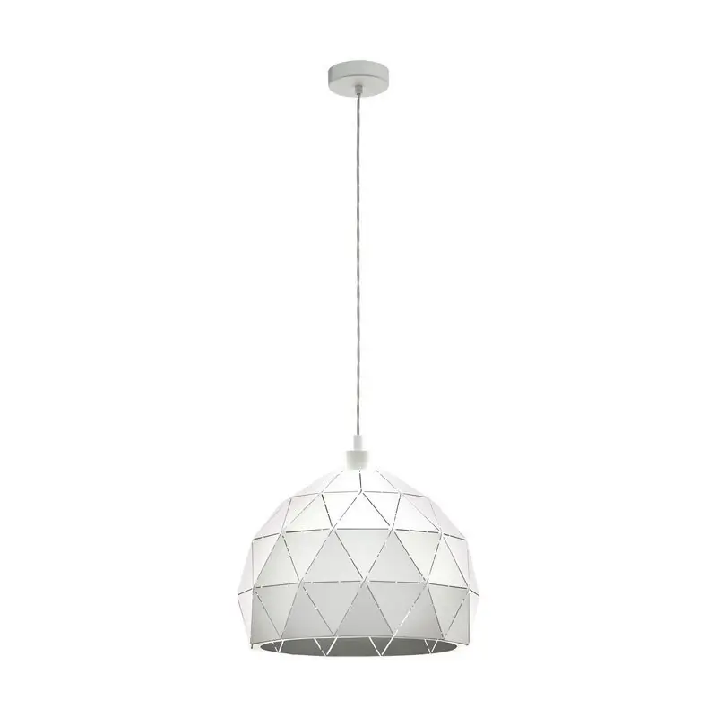 Wochenendangebot Weiße moderne Pendelleuchte Stahl, Silva