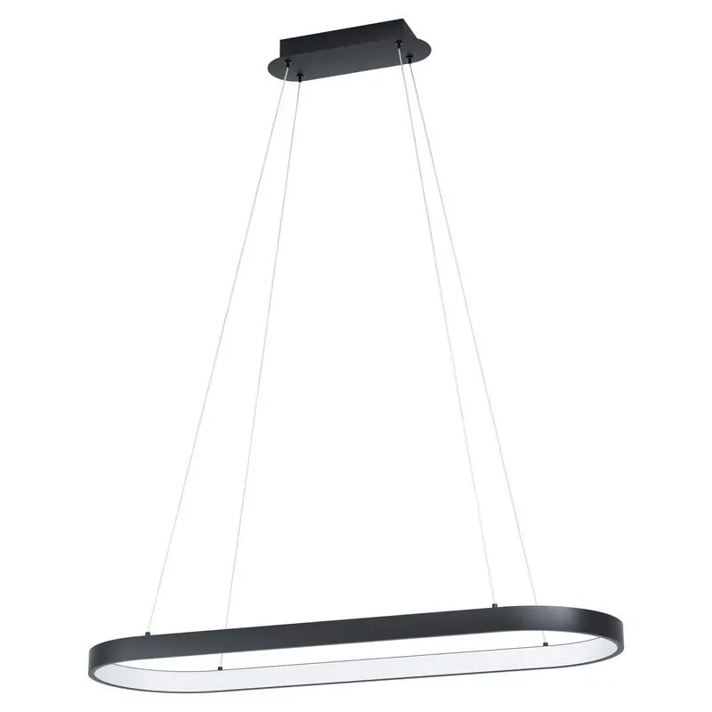 Schwarze moderne Pendelleuchte Kunststoff, Maira, 30W, 3000K LED Versand Am Gleichen Tag