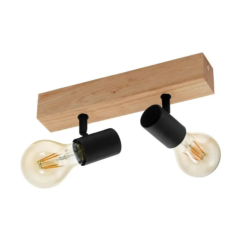 Holz Deckenstrahler Braun, Anton Billig