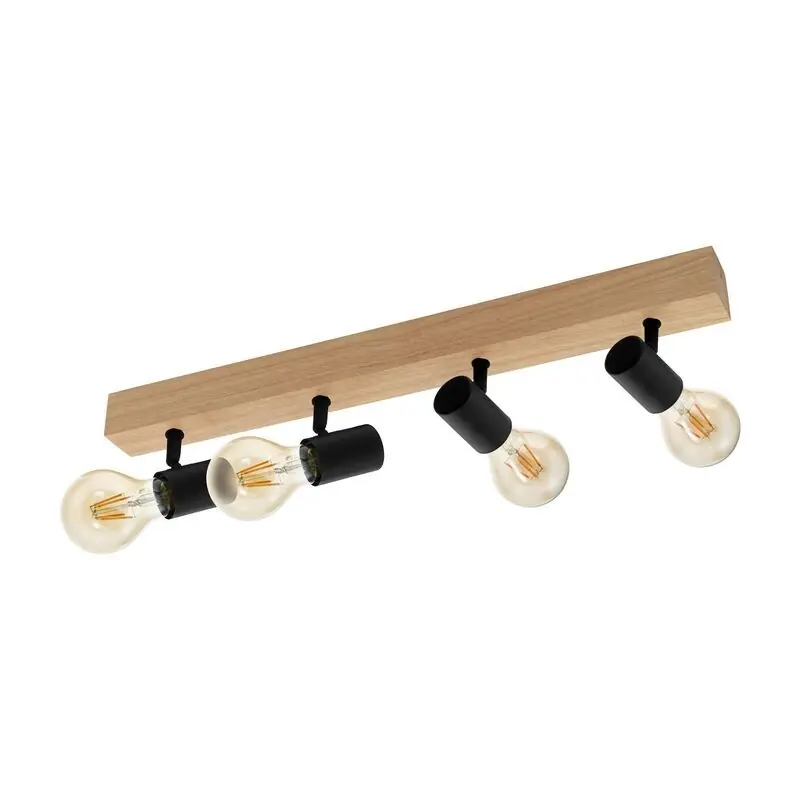 Begrenztes Angebot Holz Deckenstrahler Braun, Anton