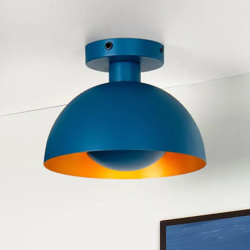 Blaue Deckenlampe Modern, Siemon Schneller Versand