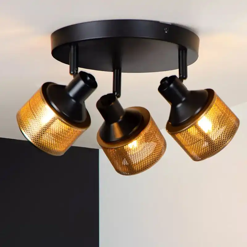 Goldene Deckenstrahler Antik, Rafa Knallerangebot