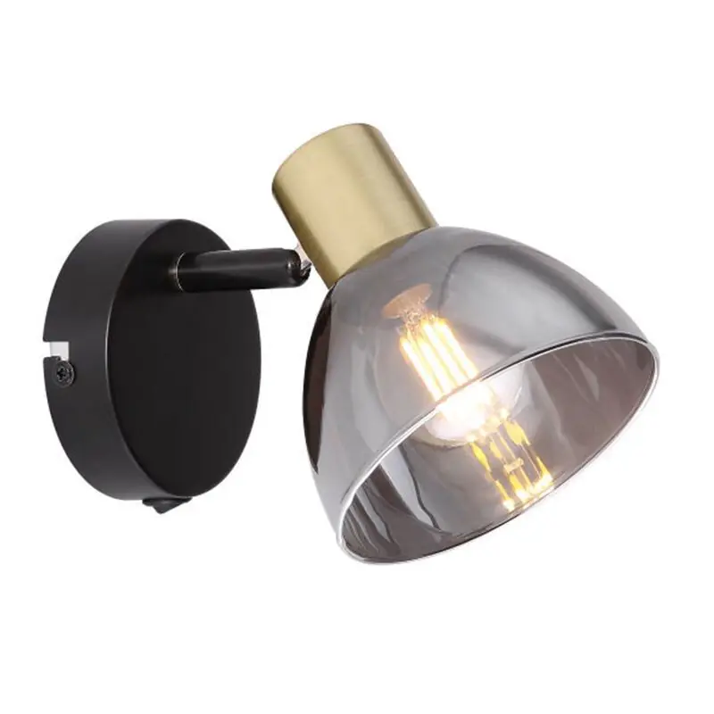 Versand Am Gleichen Tag Goldene moderne Wandstrahler Glas, Arthur