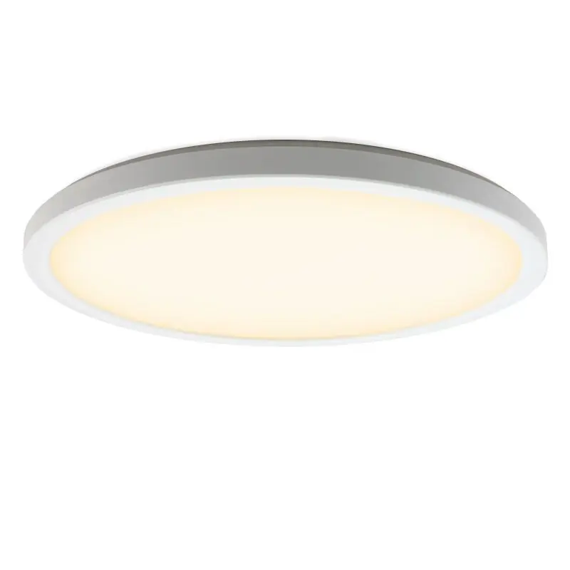 Kunststoff Deckenlampe Weiß, Shona, 18W, 3000K LED, 3-stufig dimmbar Direkt Vom Hersteller
