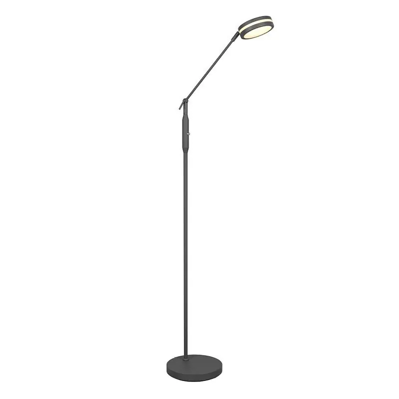 Anthrazit Leselampe Stehlampe Modern, Marjon, 6W, warm- bis kaltweiß einstellbare LED, mit Touch-Dimmer Solange Der Vorrat Reicht