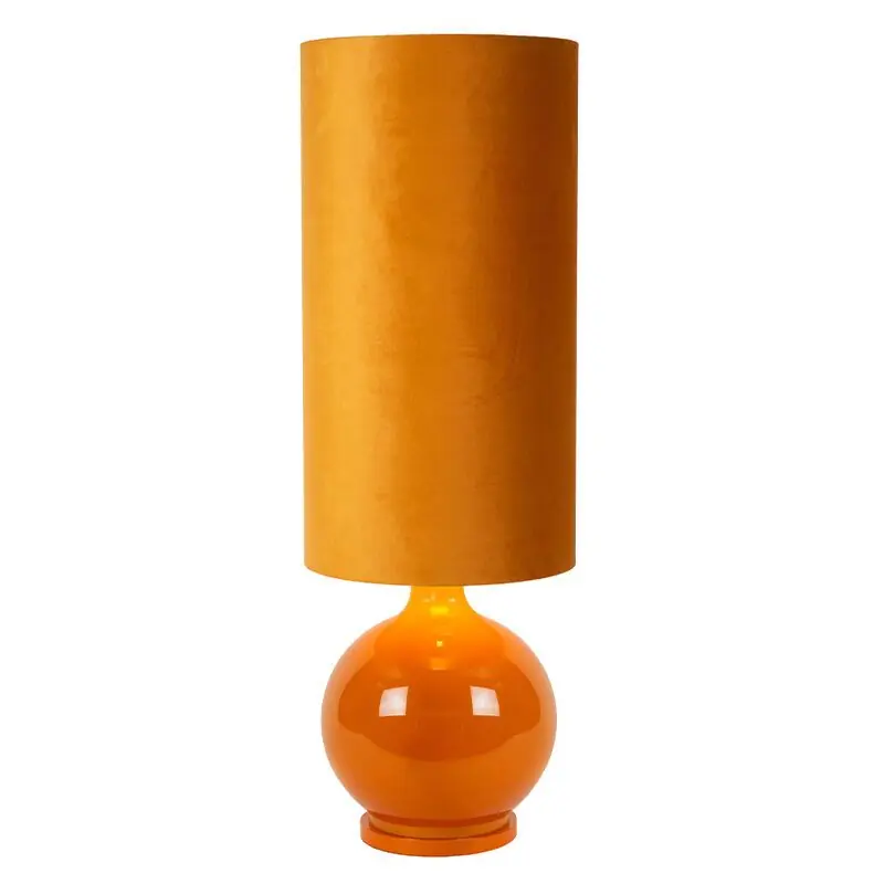 Gelbe Stehlampe Retro, Esterad, mit Schalter Angebot