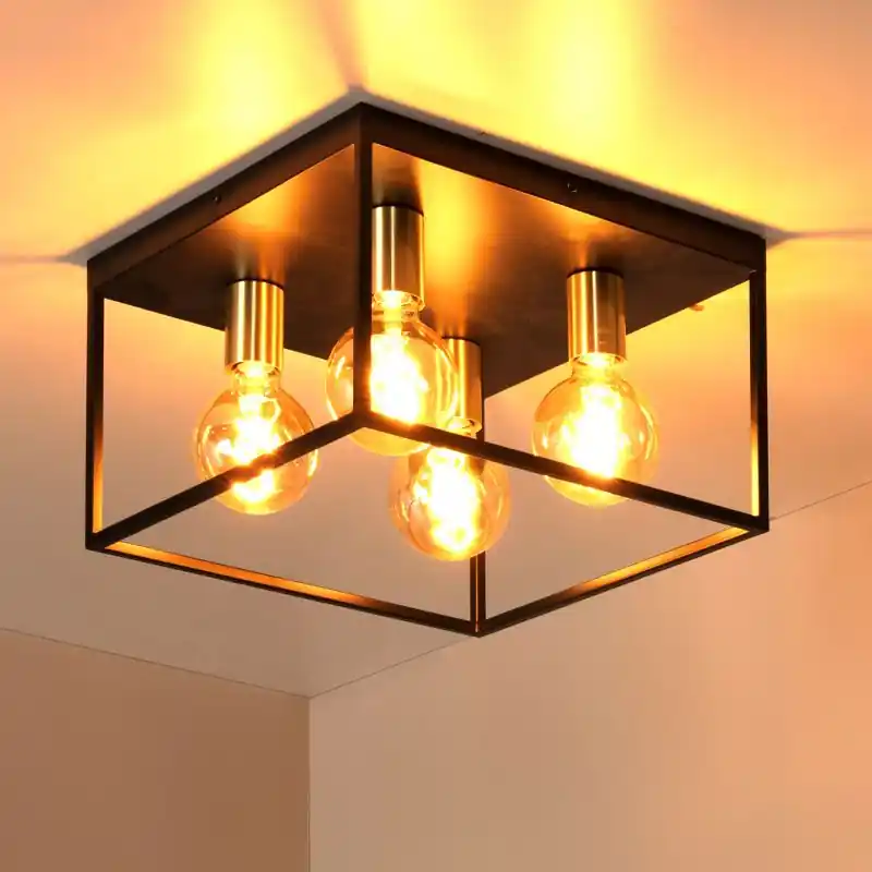 Preisknaller Schwarze Deckenlampe Modern, Ruben