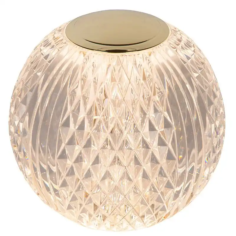 Günstig Transparente Tischleuchte Modern, Cintra, 2W, 2700K LED, 3-stufig dimmbar