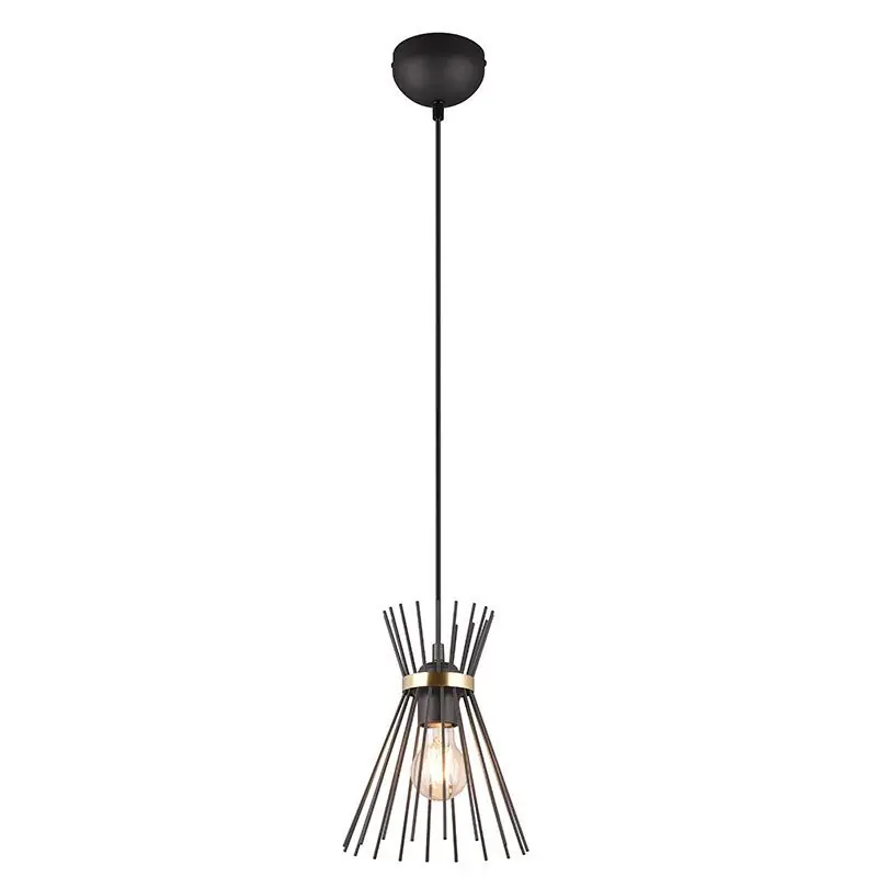 Schwarze Pendelleuchte Industrial, Fransiscus Bestpreis