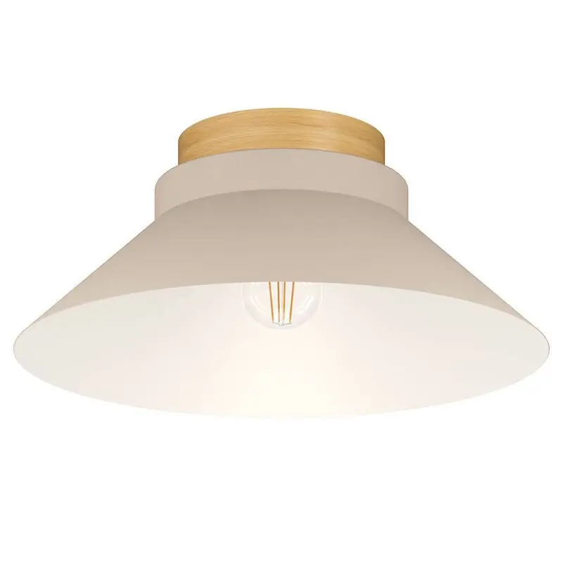 Beige Deckenleuchte Holz, Lucy Echt