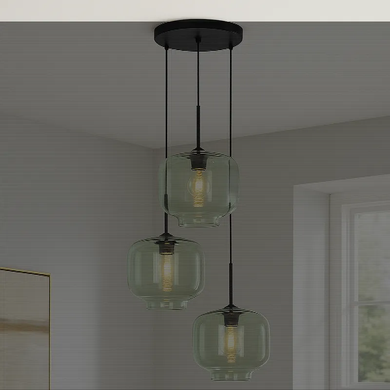 Neue Kollektion Retro Pendelleuchte Grün, Anniek