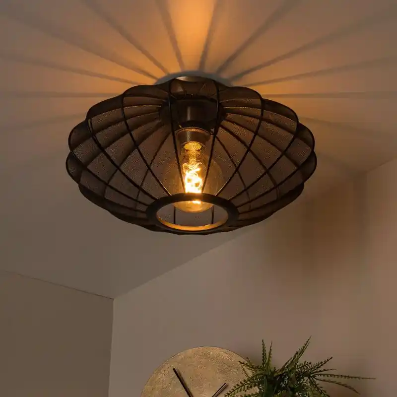 Solange Der Vorrat Reicht Schwarze Deckenlampe japandi, Corina