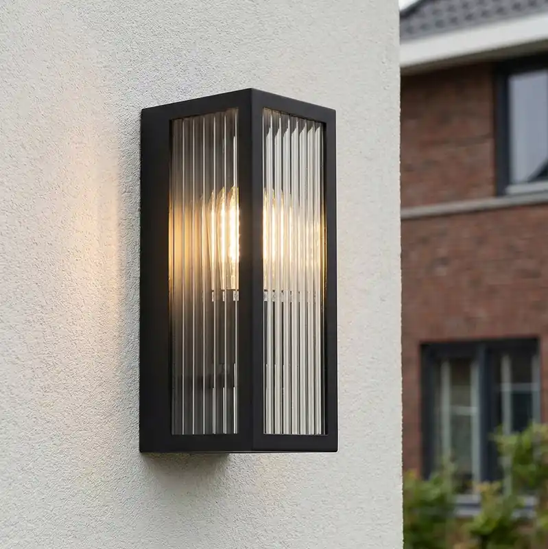 Moderne Außenleuchte Schwarz, Senne, IP44 Markenware