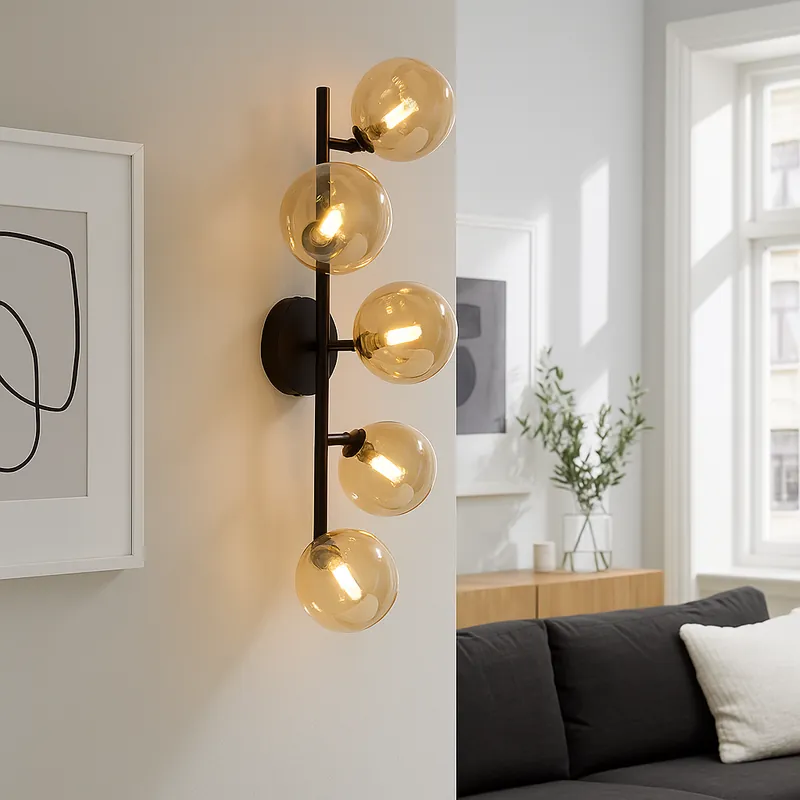 Solange Der Vorrat Reicht Design Wandleuchte Bernstein, Remo