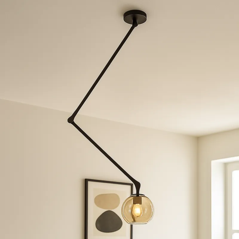 Sonderaktion Moderne Deckenleuchte Schwarz, Giada