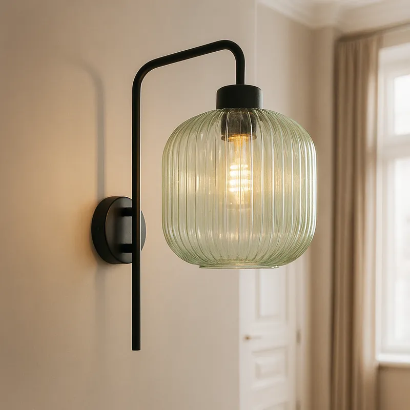 Design Wandleuchte Grün, Charlois Markenware