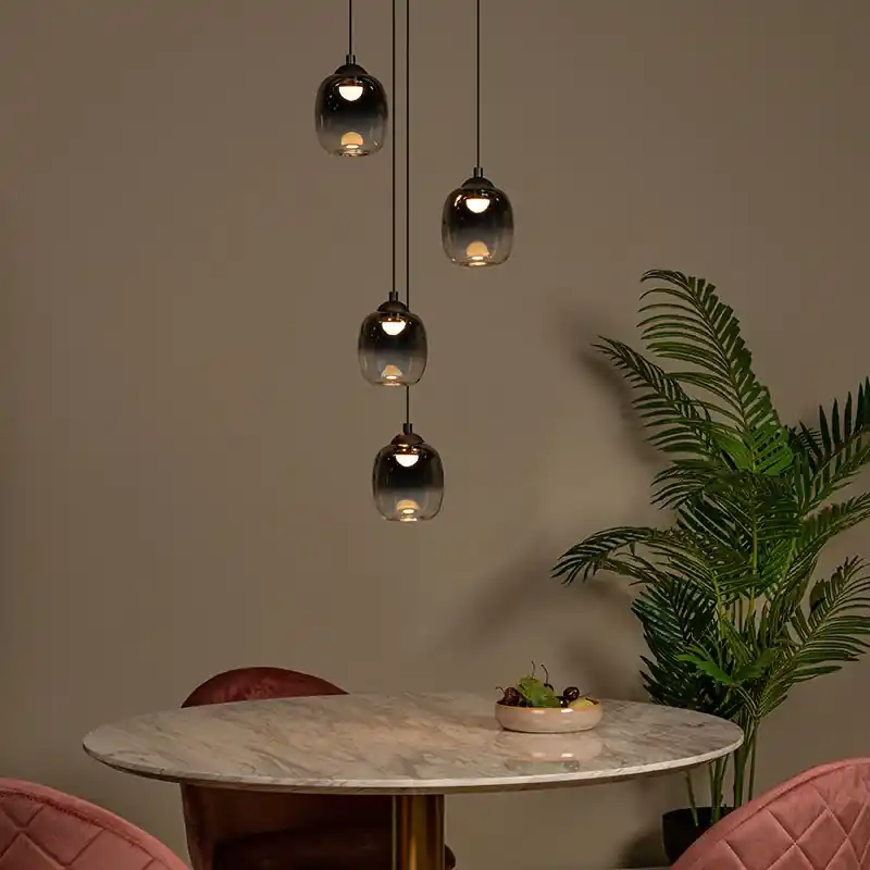 Graue Pendelleuchte Modern, Tamino, 5,2W, 3000K LED Must-Have