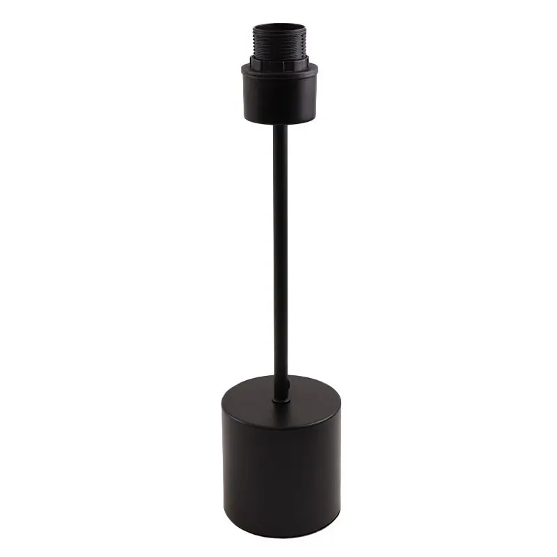 Günstig Aluminium Tischlampe ohne Schirm Schwarz, Rika, mit Schalter