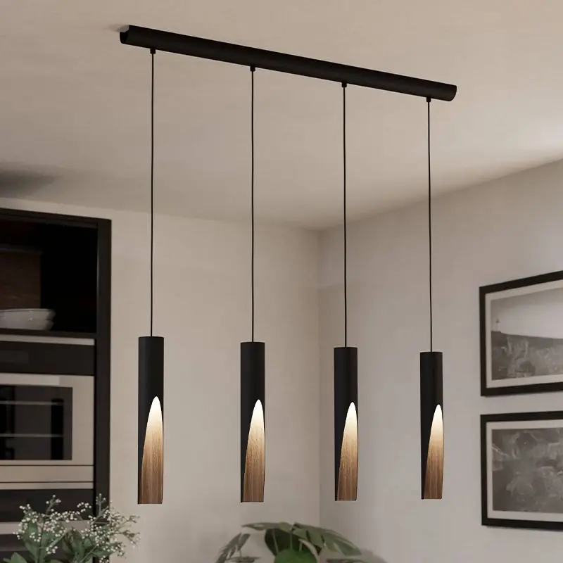 Schwarze moderne Pendelleuchte Stahl, Aloysius Neue Ware