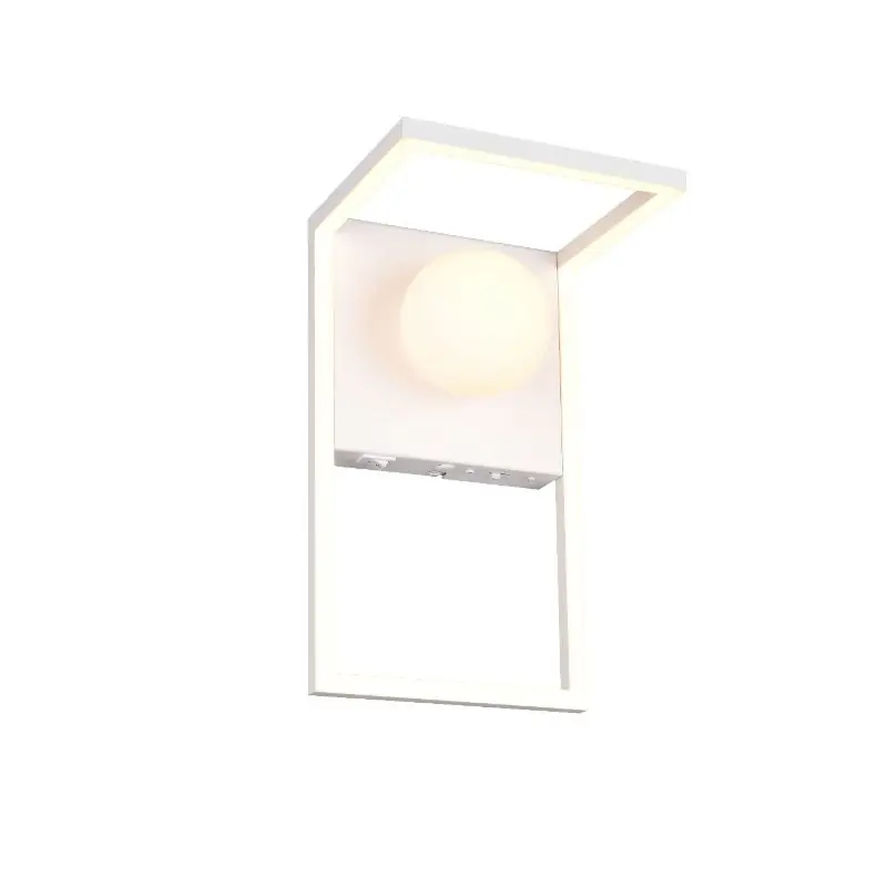 Nur Für Kurze Zeit Weiße Wandleuchte Modern, Reyhan, 3-stufig dimmbar