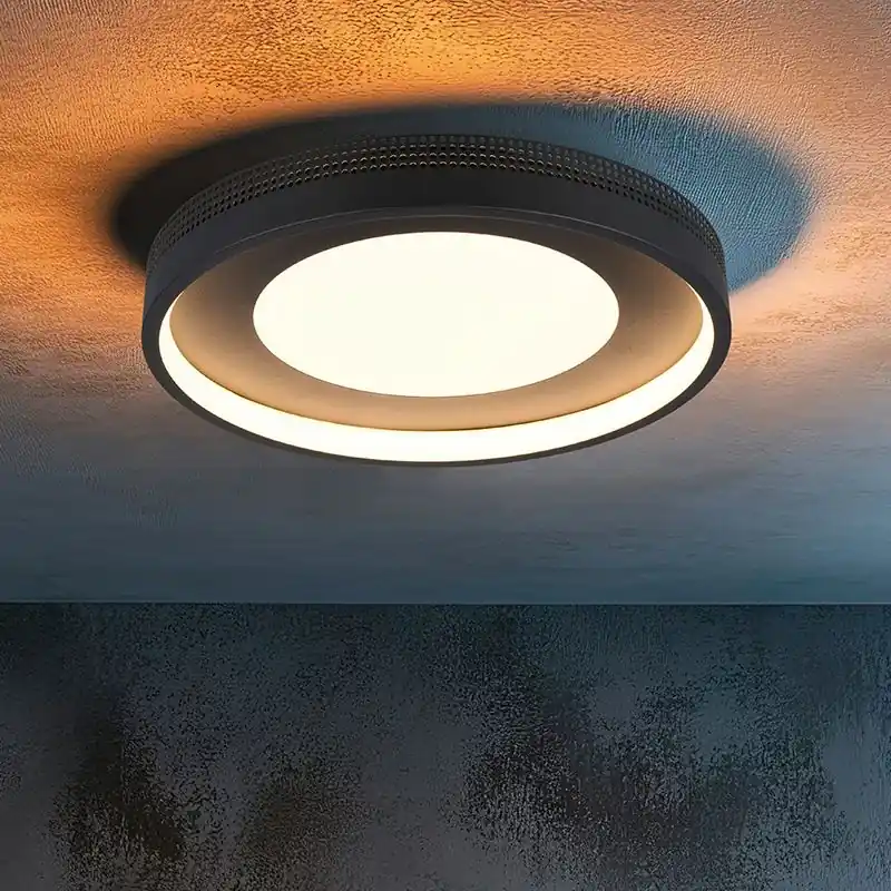 Schwarze Deckenlampe Modern, Flory, 36W, 3000K LED Meistverkauft