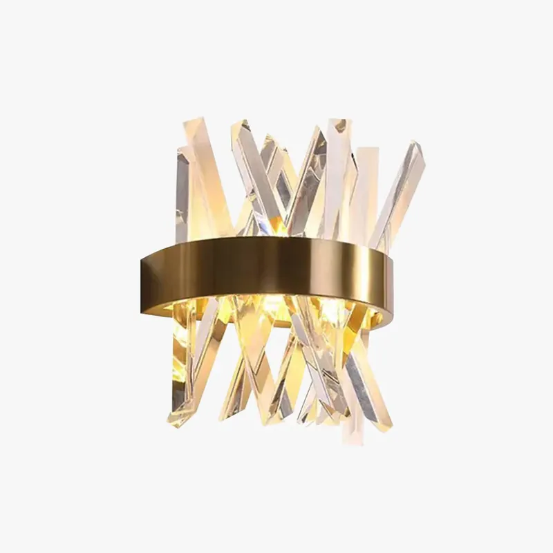 Kristy Modern LED Wandleuchte Innen GoldSchlaf/Wohnzimmer Metall Kristall Schneller Versand