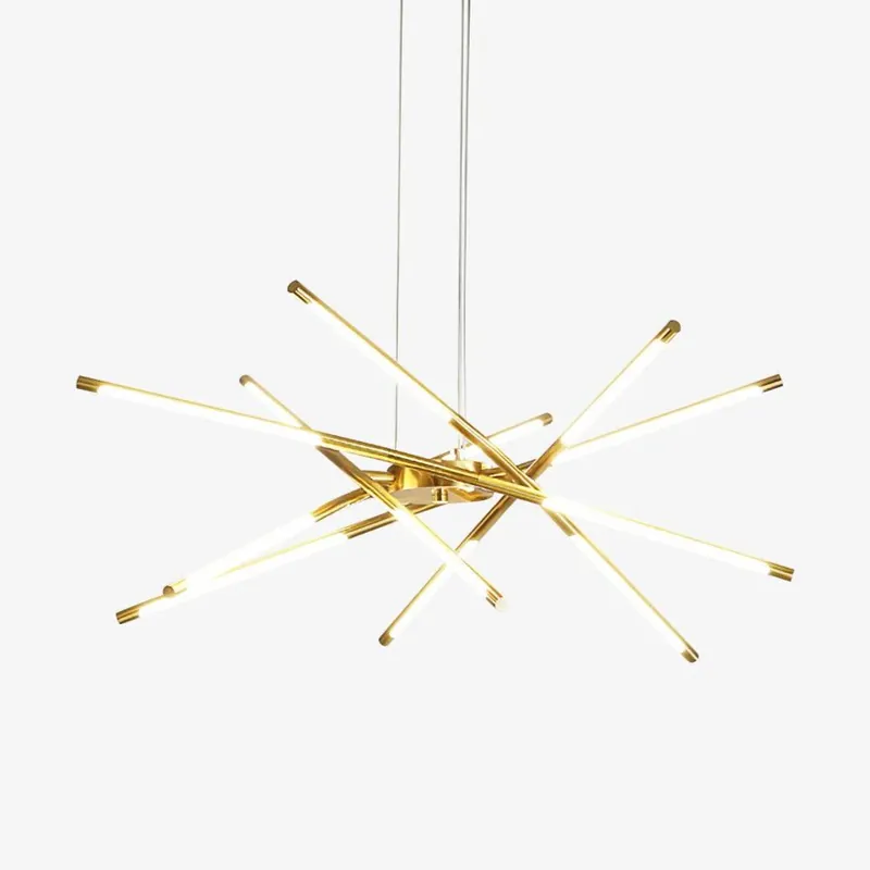 Begrenztes Angebot Lustra Drehbarer LED-Kronleuchter im modernen Stil 6 Köpfe B 80 cm x H 70 cm