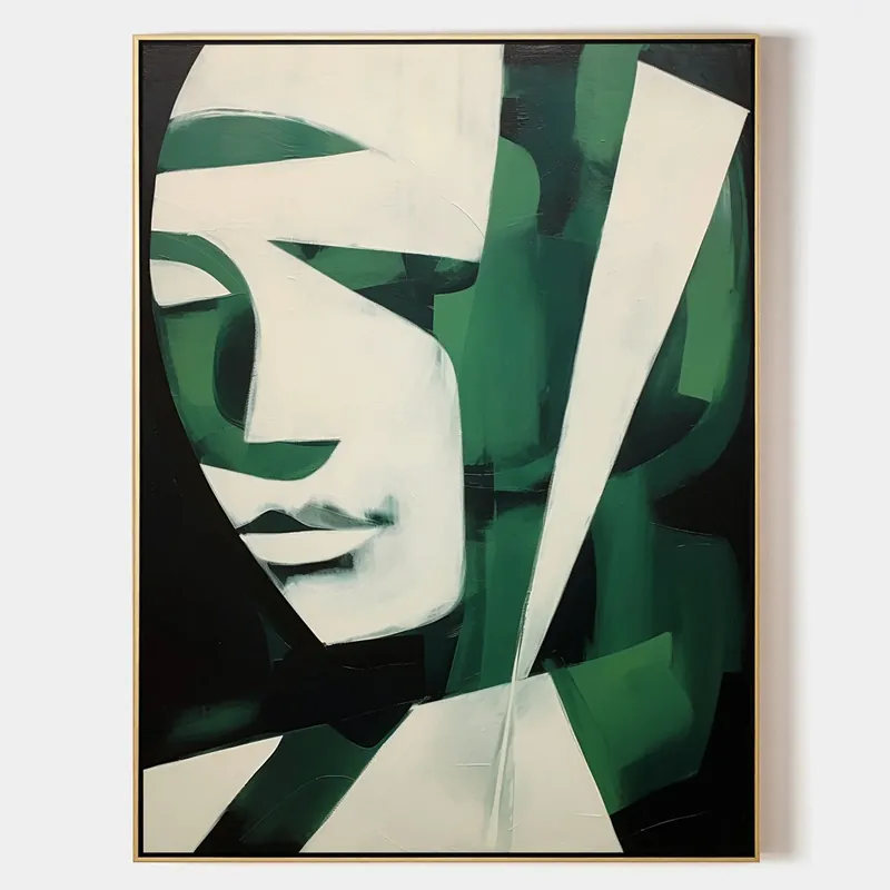 Jade Zeitgenössische Minimalistische Wandkunst 61 x 51 CM Neuheit