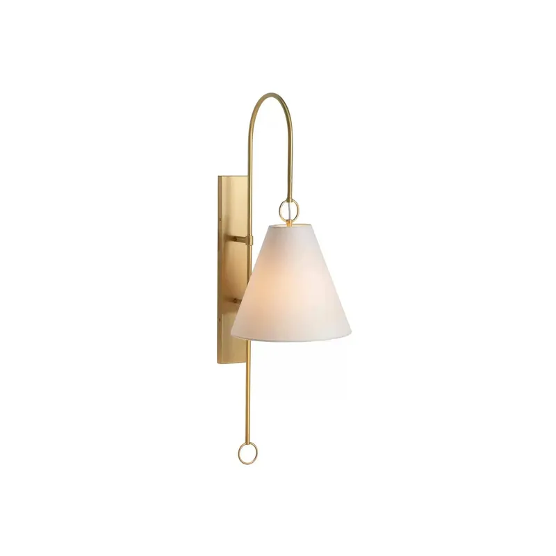 Ildvuvyi Moderne Wandleuchte aus Messinggewebe Top-Angebot