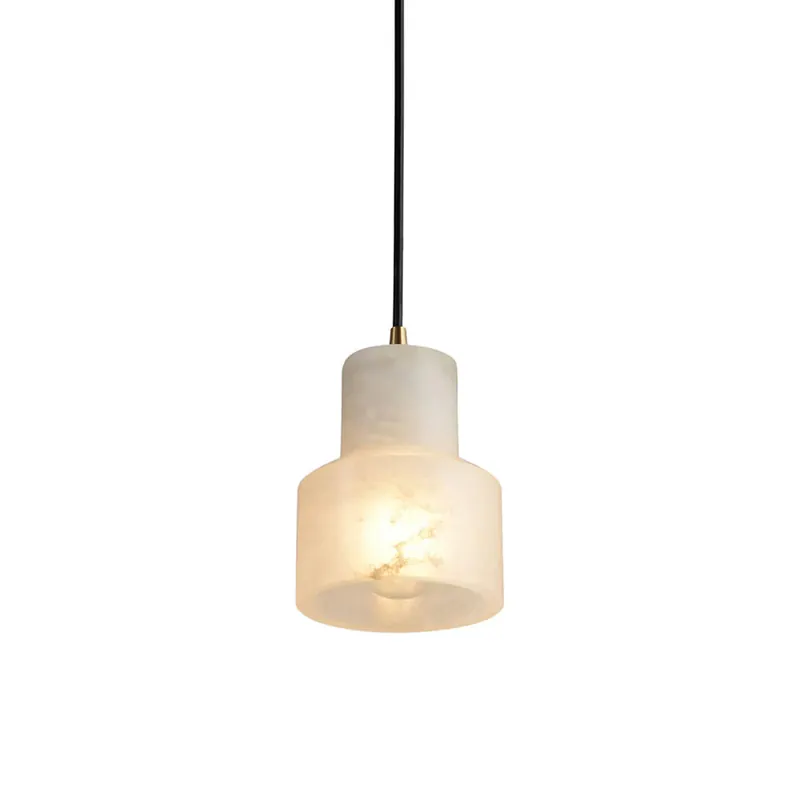 Saisonangebot Syphae Messing Alabaster Pendelleuchte