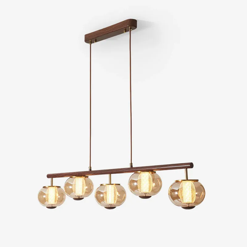 Faylen Lineare Moderne Pendelleuchte aus Glas Preisreduziert
