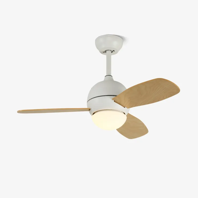 Mega-Angebot Vevo Minimalistische Deckenventilatorleuchte aus weißem Holz