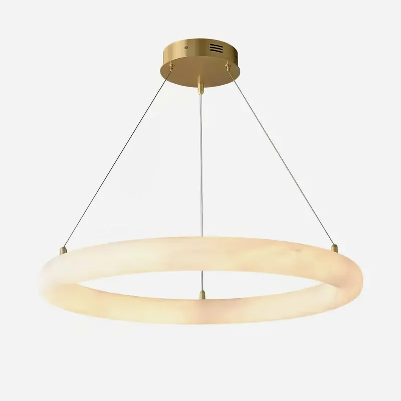 Erzorila Rund Alabaster Pendelleuchte D39cm Preisreduziert