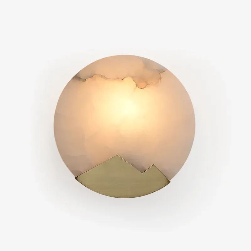 Nova Bergförmige Alabaster Wandleuchte Abverkauf