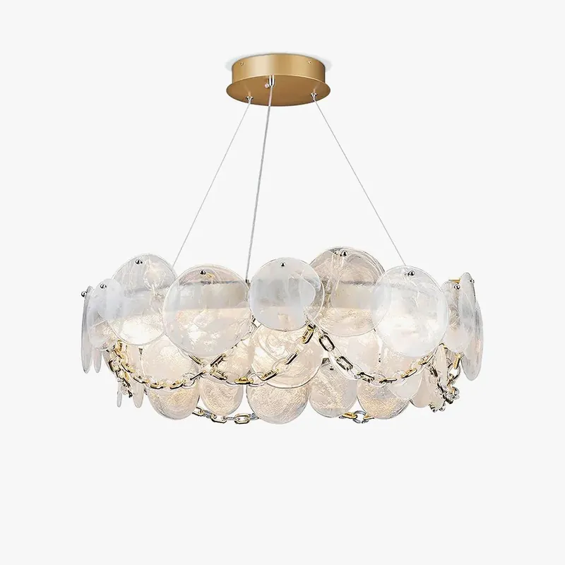 Ruby Luxus-Glas-Kronleuchter Highlight