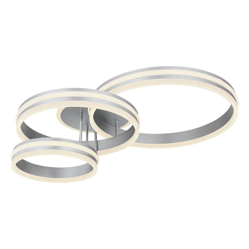 Moderne graue Metall-Kreis-Deckenlampe Globo Rubio Heißes Angebot