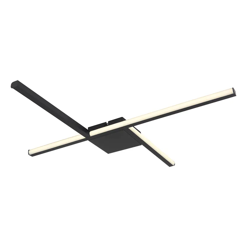 Abverkauf Geometrische Wandleuchte Schwarz Aluminium Globo Wl Led